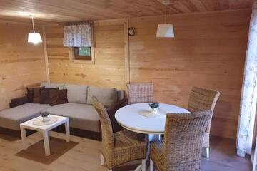 Фото номера Дом с 3 спальнями Дома для отпуска Domek na Kaszubach Brodnica Dolna г. Brodnica Dolna 9